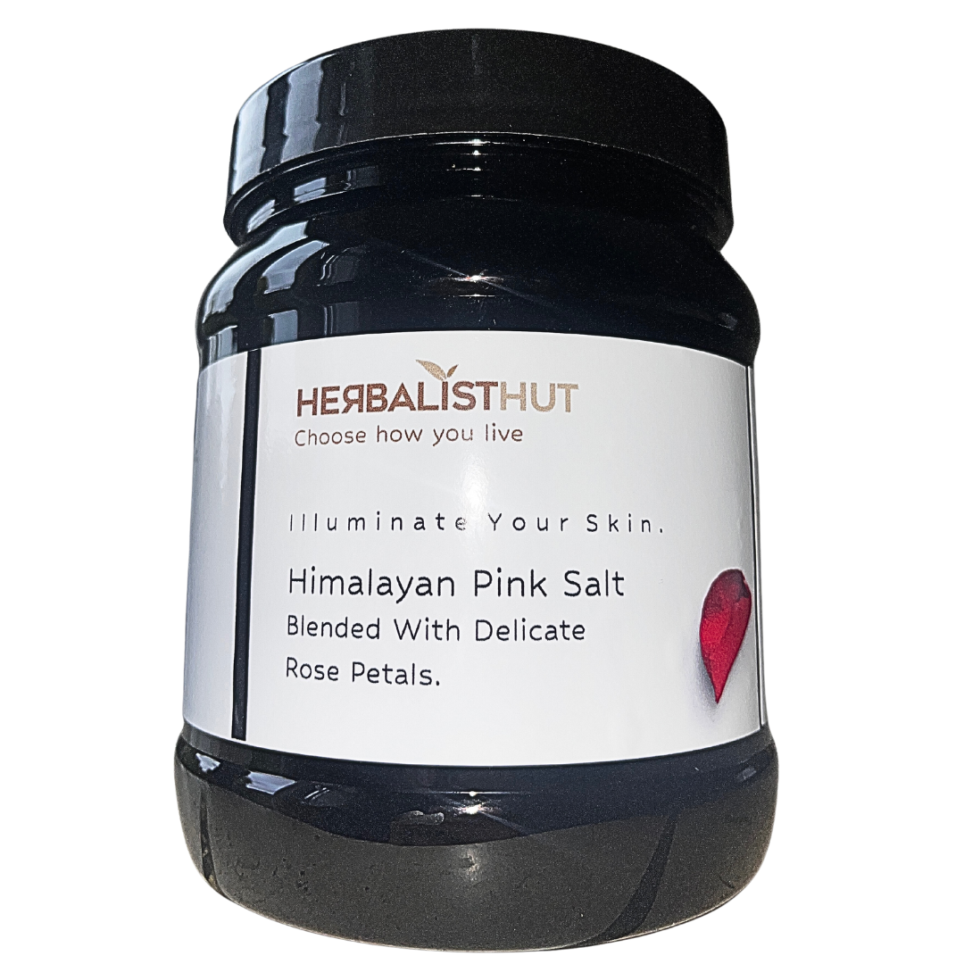 100% Pink Himalayan Salt & Rose